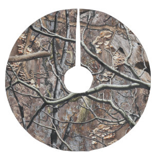 Hunting Camouflage Pattern 8 Brushed Polyester Tree Skirt