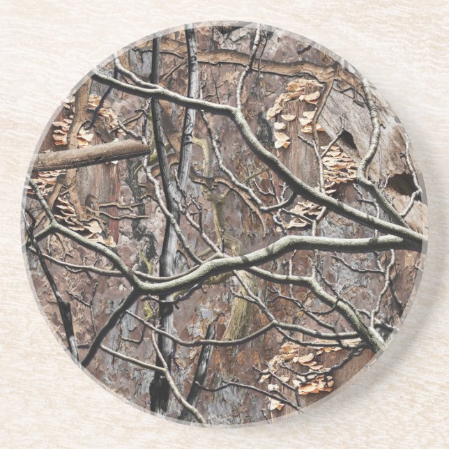 Hunting Camouflage Pattern 8 Coaster (Front)