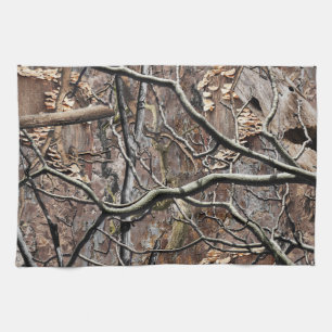 Hunting Camouflage Pattern 8 Tea Towel