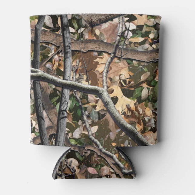 Hunting Camouflage Pattern 9 Can Cooler (Front)