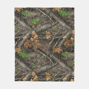 Hunting Camouflage Pattern Fleece Blanket