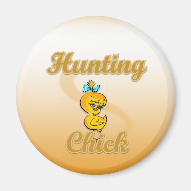 Hunting Chick Magnet (Front)