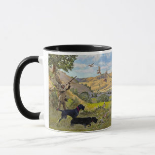 Hunting Chukar partridge  Mug