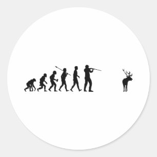 Hunting Classic Round Sticker