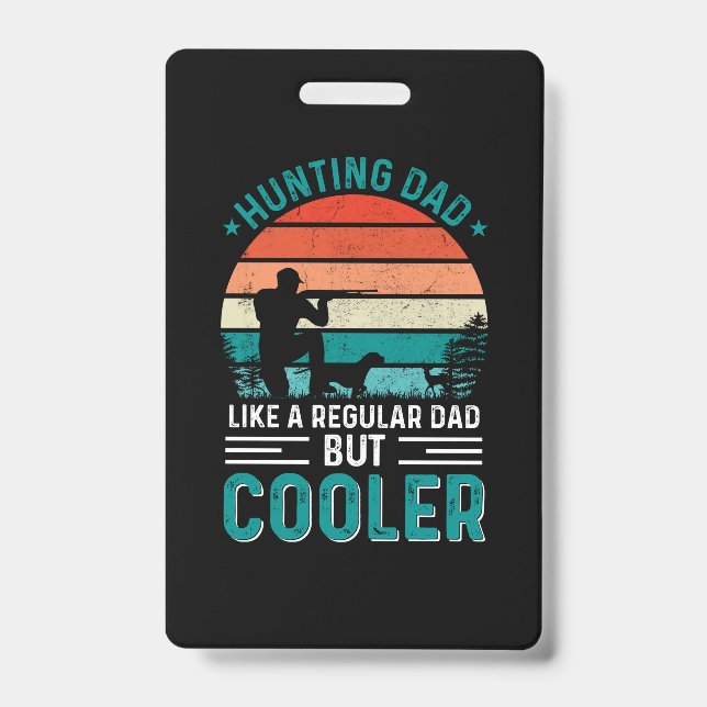 Hunting Dad ID Badge (Front)