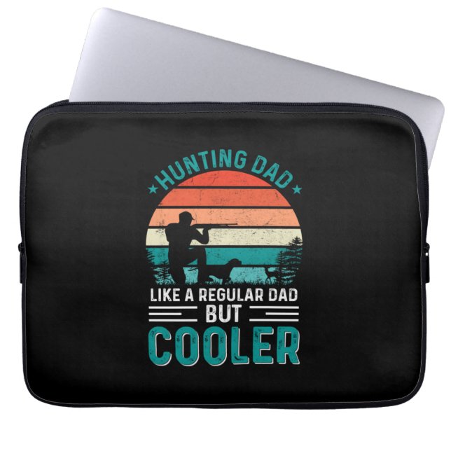 Hunting Dad Laptop Sleeve (Front)