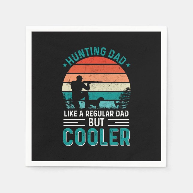 Hunting Dad Napkin (Front)