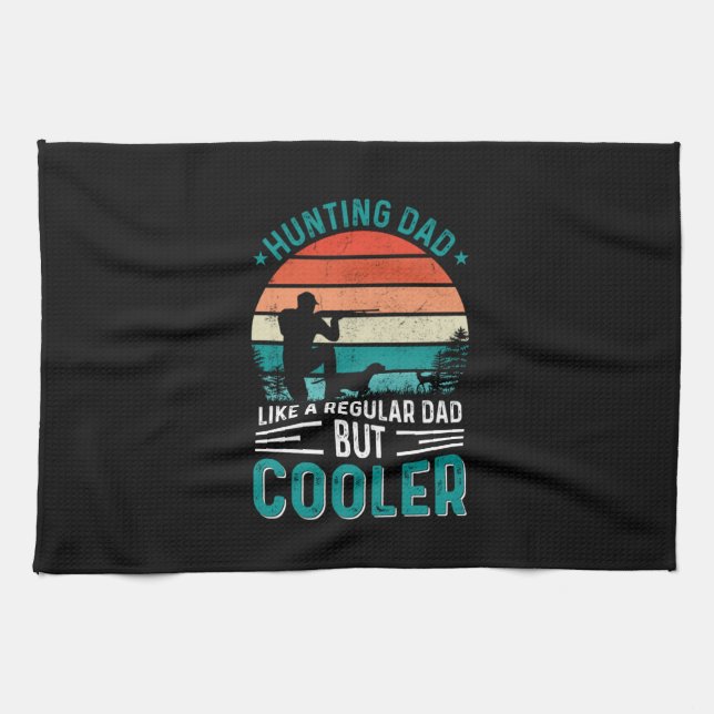 Hunting Dad Tea Towel (Horizontal)
