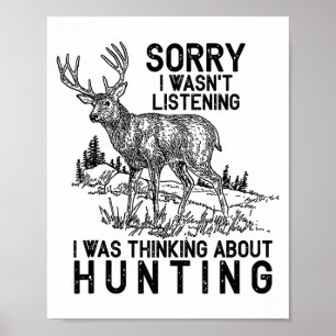 Hunting - Deer Funny Quote Hunter Gift Tank Top Poster