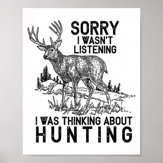 Hunting - Deer Funny Quote Hunter Gift Tank Top  Poster (Front)