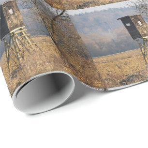Hunting Deer Stand Wrapping Paper