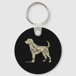 Hunting Dog Camouflage Camo Dog Labrador Hunting C Key Ring