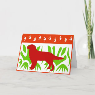 Hunting Dog Christmas Holiday Card