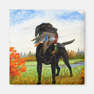 Hunting Dog Painting Magnet