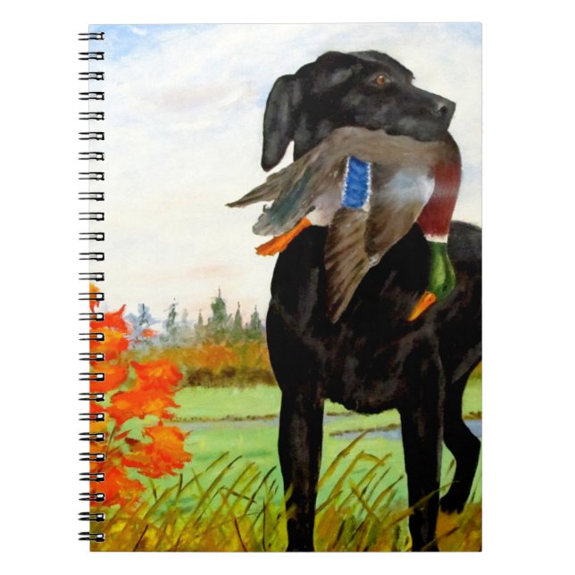 Hunting Dog Painting Notebook (Front)