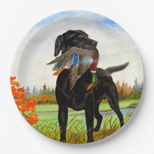 Hunting Dog Paper Plates