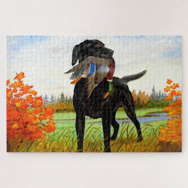 Hunting Dog Puzzle (Horizontal)