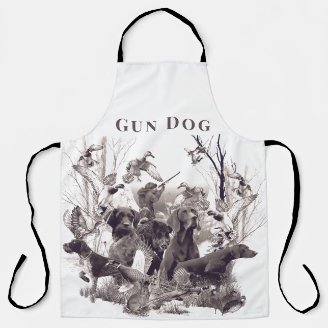 Hunting dogs ,Gun dogs, Hunting season  Apron (Front)