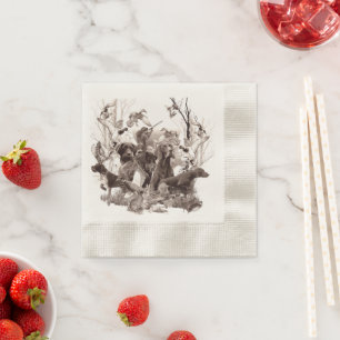 Hunting dogs ,Gun dogs,Hunting season Napkin