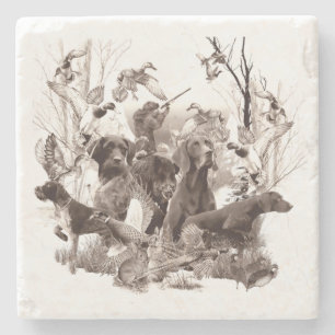 Hunting dogs ,Gun dogs,Hunting season Stone Coaster
