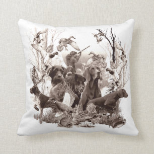 Hunting dogs ,Gun dogs,Hunting season T-Shirt Cushion