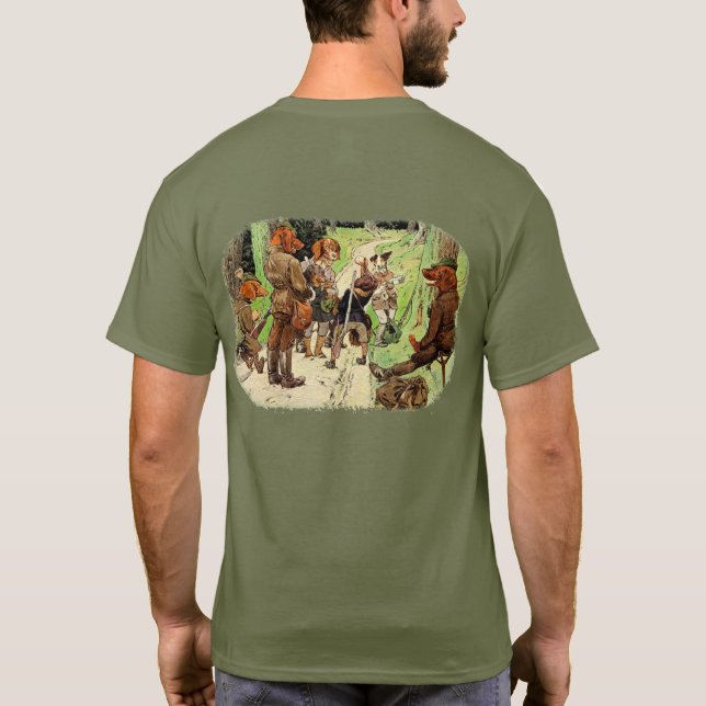 Hunting dogs T-Shirt (Back)