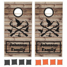 Hunting Duck Deer Rack Rifle Customisable Name