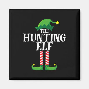 Hunting Elf Matching Family Group Christmas Party  Magnet