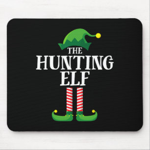 Hunting Elf Matching Family Group Christmas Party  Mouse Pad