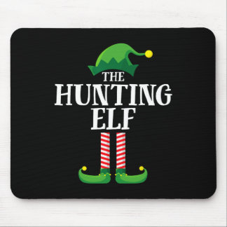 Hunting Elf Matching Family Group Christmas Party  Mouse Pad