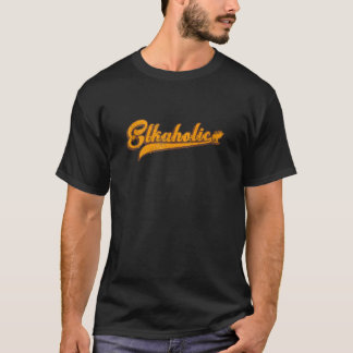 Hunting Elkaholic Hunters Funny Wilderness Hunting T-Shirt