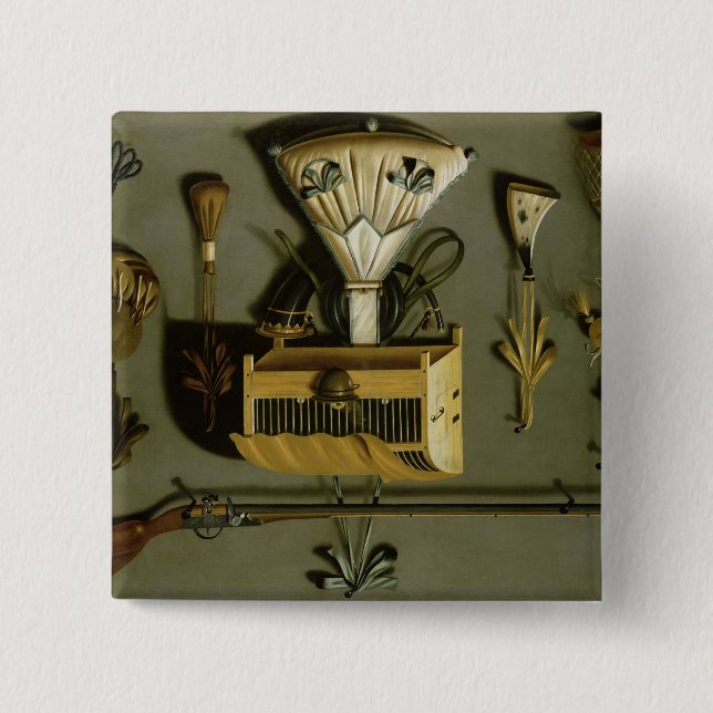 Hunting Equipment 15 Cm Square Badge (Front)