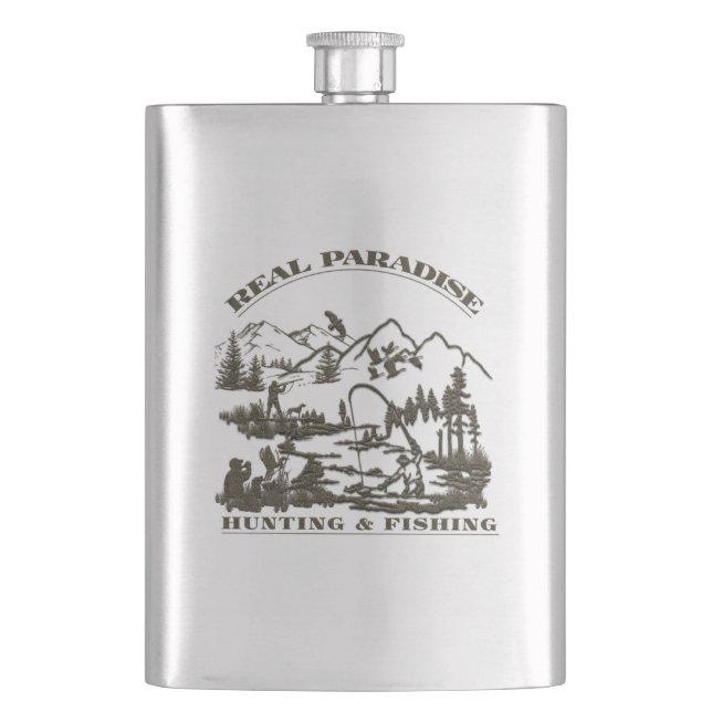 Hunting & Fishing Flask (Front)