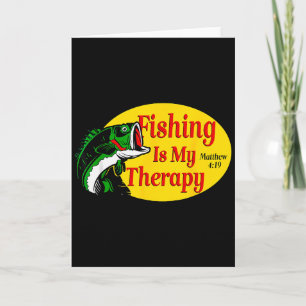 Hunting Fishing Matthew 4-19 Bible Christian Fishi Card