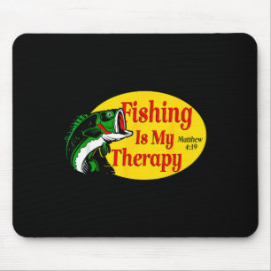 Hunting Fishing Matthew 4-19 Bible Christian Fishi Mouse Pad
