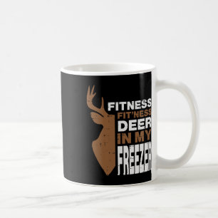 Hunting Fitness Deer In Freezer Hunter Men Boys Ki Coffee Mug