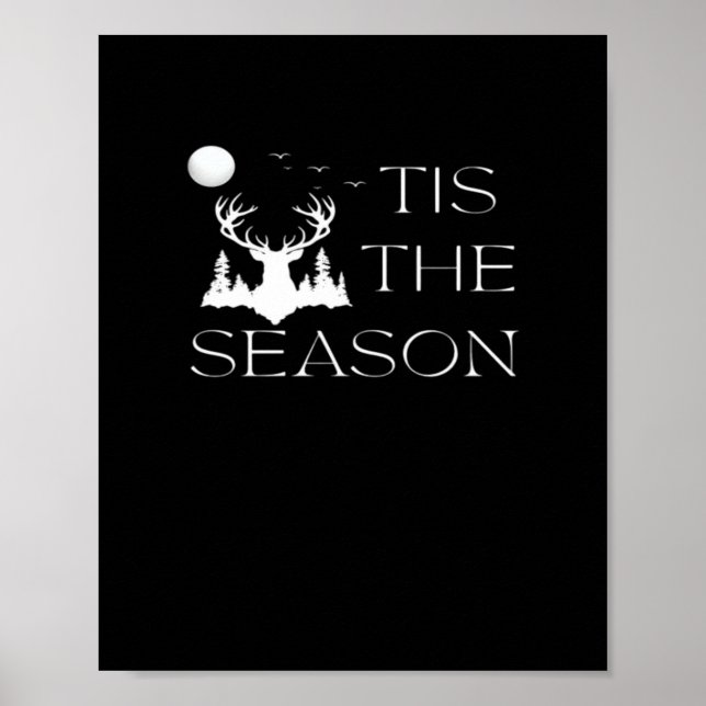 Hunting Fun Hunting Archery For Bowhunters Outdoor Poster (Front)