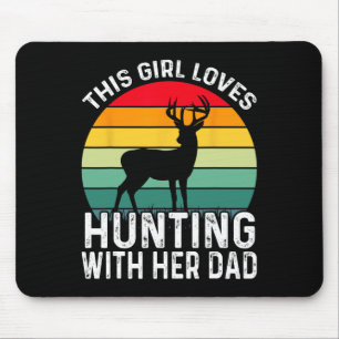 Hunting Girl With Her Dad Father's Day 1 Mouse Pad