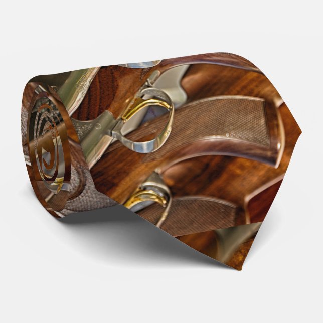 Hunting Guns Tie (Rolled)