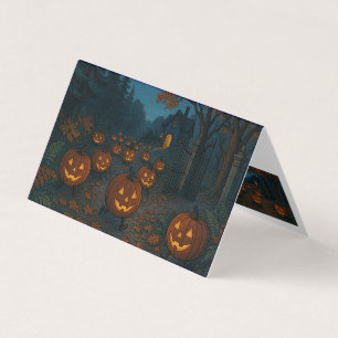 Hunting Halloween pumpkins