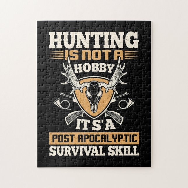 Hunting Is Survival Skills Jigsaw Puzzle (Vertical)
