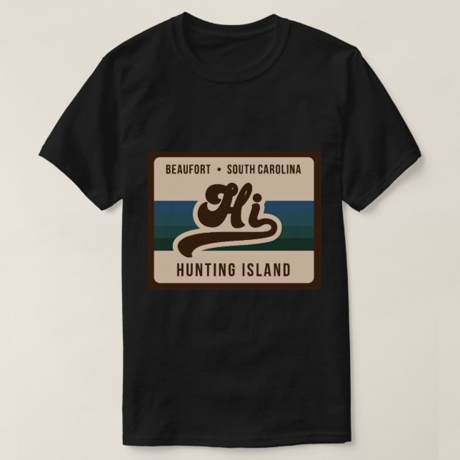Hunting Island Beach State Park Beaufort South Car T-Shirt (Design Front)