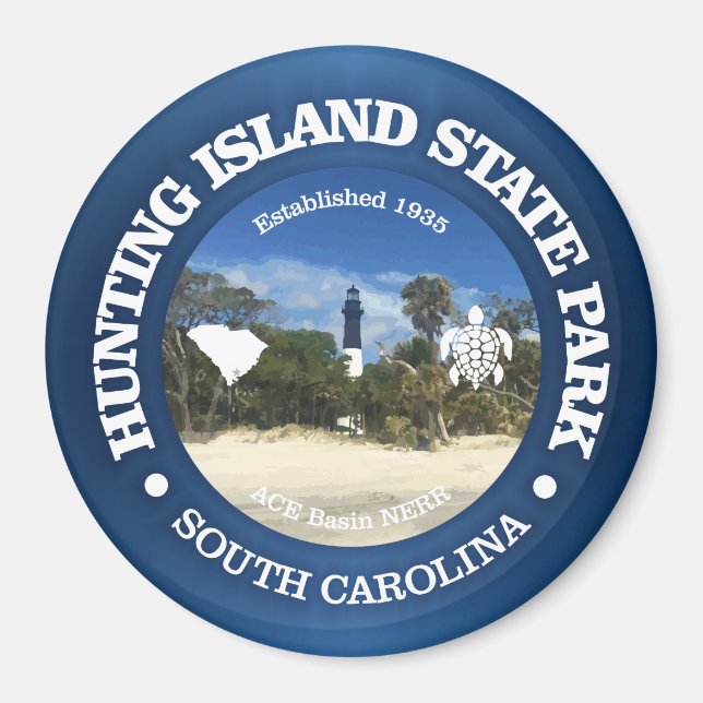 Hunting Island SP Magnet (Front)