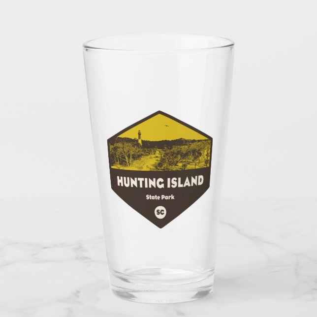 Hunting Island State Park South Carolina Glass (Front)
