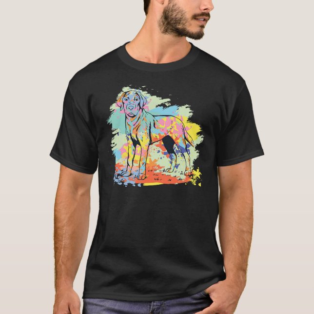 Hunting Labrador Retriever Dog Handler T-Shirt (Front)