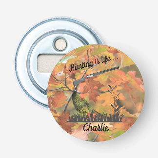 Hunting Life Ring Necked Pheasant and Shotgun Bottle Opener