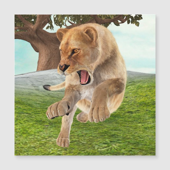Hunting Lioness (Front)