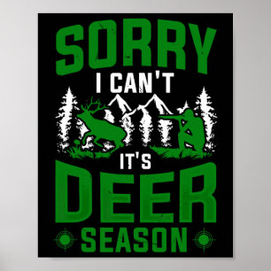 Hunting Men Women Buck Deer Hunter Dad Stag Poster
