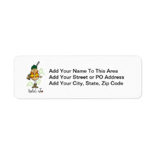 Hunting Nut T-shirts and Gifts Return Address Label