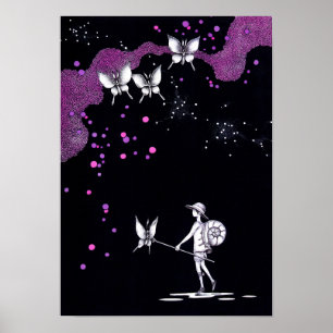 Hunting on a Midsummer Night. Poster